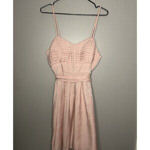 Candies Y2K Pink Babydoll Junior Prom Dress Size S  Shimmer Spaghetti Straps